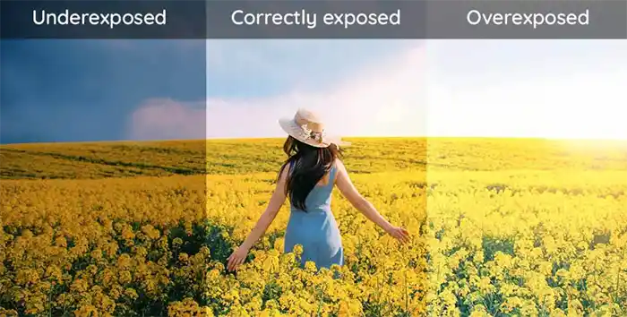 underexposed vs overexposed dalam cara belajar fotografi